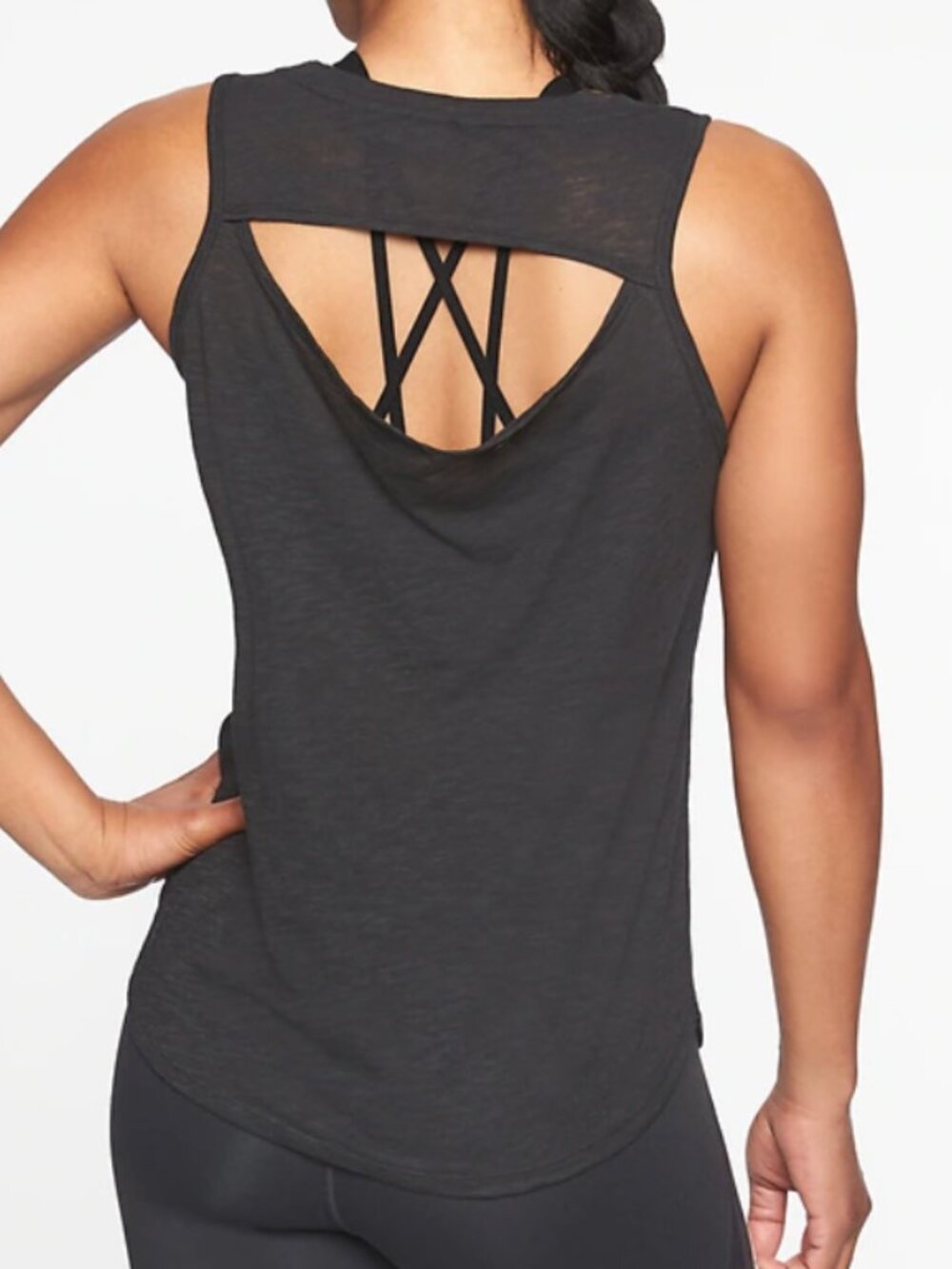 Athleta Organic Daily Cowl Tank